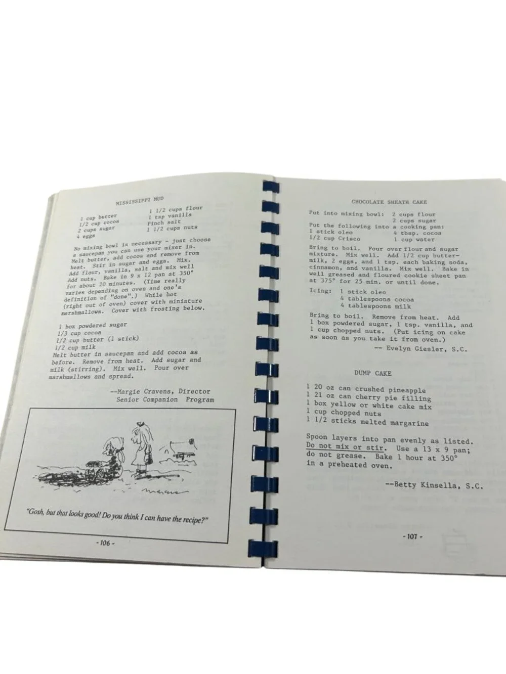 Vintage Senior Companions Cook Recipes Cookbook Phelps County Missouri